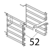 Griglia lat. DX/SX inox 5TG, GN Unox XV 203G