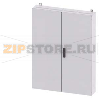 ALPHA 400, wall-mounted cabinet, IP43, Protection class 1, H: 1400 mm, W: 1050 mm, T: 210 mm, RAL 9016 Siemens 8GK1122-7KA42