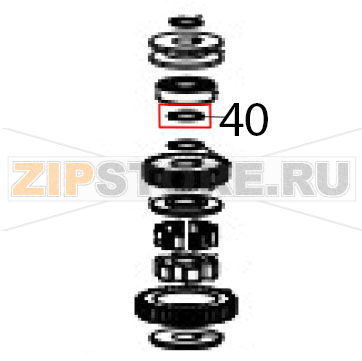 Circlip for shaft Hurakan HKN-20SN2V Circlip for shaft Hurakan HKN-20SN2VЗапчасть на деталировке под номером: 40