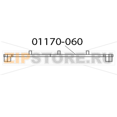 Cover plate Zebra TTP 1030 Cover plate Zebra TTP 1030Запчасть на деталировке под номером: 01170&dash;060