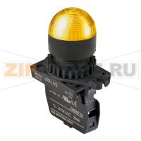 Лампа сигнальная, Ø отверстия: 22/25 мм Autonics L2RR-L1YLM