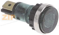 СИГНАЛЬНАЯ ЛАМПОЧКА ЗЕЛЕНАЯ 400V 