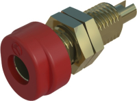 Штекер 4 мм, M6, 16 A, 30 В/AC, красный Hirschmann 930175701