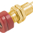 Штекер 4 мм, M6, 16 A, 30 В/AC, красный Hirschmann 930175701 - Штекер 4 мм, M6, 16 A, 30 В/AC, красный Hirschmann 930175701