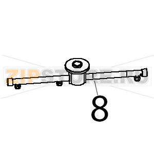 Girante risciacquo superiore tutte Teikos TS820 Girante risciacquo superiore tutte Teikos TS820Запчасть на деталировке под номером: 8
