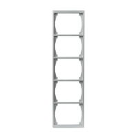 Рамка пятиместная, алюминий ABB 2TKA000429G1