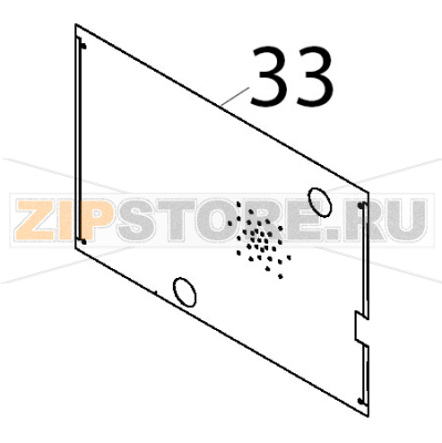 Pannello copertura posteriore Teikos TS983 Pannello copertura posteriore Teikos TS983Запчасть на деталировке под номером: 33