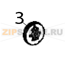 Kit thumb drive wheel Zebra ZXP 8 Kit thumb drive wheel Zebra ZXP 8Запчасть на деталировке под номером: 3