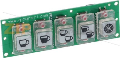 PUSH-BUTTON PANEL 5 BUTTONS 