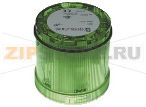 Индикатор Stack light LED permanent light element VAZ-LED-70MM-GN Pepperl+Fuchs Описание оборудованияStack light LED solid light element, green