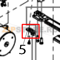 Black mark sensor assembly TSC DA220 Black mark sensor assembly TSC DA220Запчасть на деталировке под номером: 5