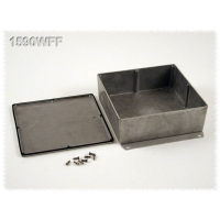 Корпус алюминиевый 187.5x187.5x67 мм, серый, 1 шт Hammond 1590WFF