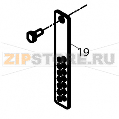 Spring hook Fagor AD-90 Spring hook Fagor AD-90Запчасть на деталировке под номером: 19Название запчасти Fagor на английском языке: Spring hook AD-90.