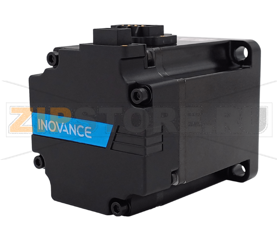 Серводвигатель 220 В, 3000 об/мин, 0.64 Н·м, 0.2 кВт, фланец: 60 мм, IP67, без тормоза Inovance MS1H1-20B30CB-A331R-INT 