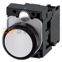 КНОПКА, 22MM, КРУГЛАЯ, ПЛАСТИК, БЕЛАЯ, ПЛОСКАЯ КНОПКА, КОНТАКТЫ МГНОВЕННОГО ДЕЙСТВИЯ, С ДЕРЖАТЕЛЕМ 1NO, ВИНТОВЫЕ КЛЕММЫ, С ГРАВИРОВКОЙ ЛАЗЕРОМ, LOWER CASE Siemens 3SU1100-0AB60-1BA0-Z&nbsp;Y12