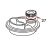 Washer, Shim KitchenAid 5KPM5EWH4