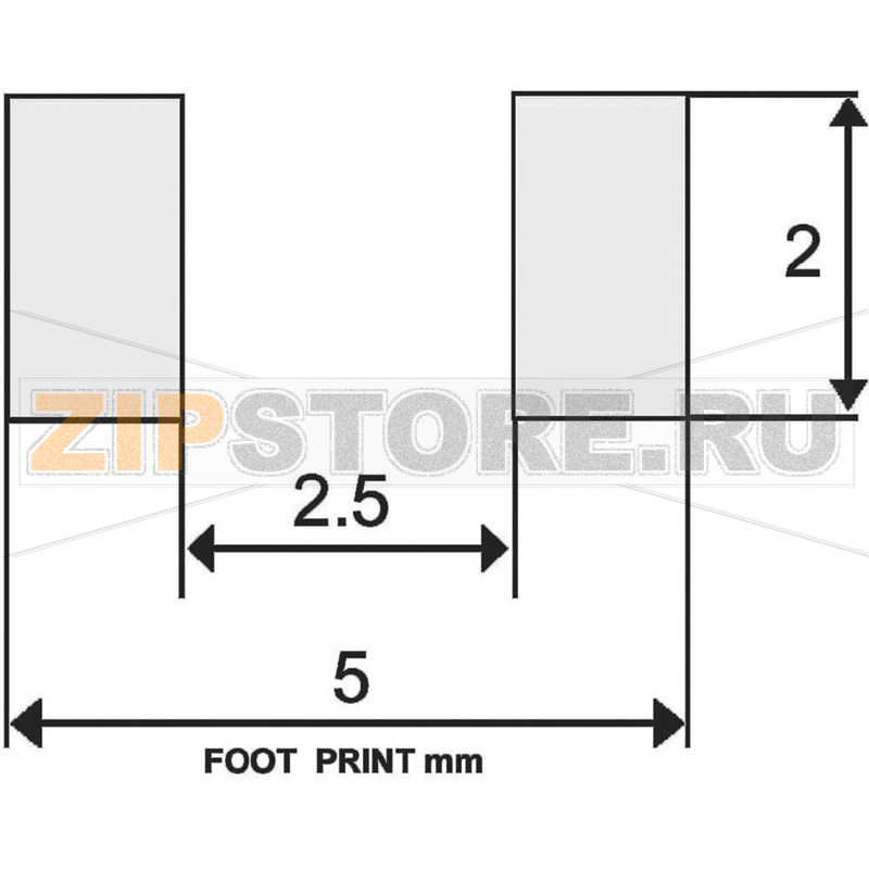 Диод Шоттки SMD, MiniMELF GLASS, 150 мА, 100 В STMicroelectronics BAT46 