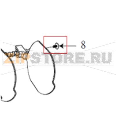 Screw, TP2*4 TSC Alpha-3RW Screw, TP2*4 TSC Alpha-3RWЗапчасть на сборочном чертеже под номером: 6Название запчасти на английском языке: Screw, TP2*4 TSC Alpha-3RW