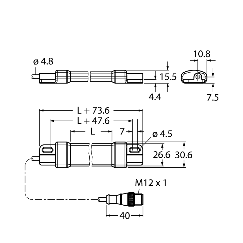 Светильник светодиодный Turck WLS15XDW0360DSQP 
