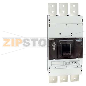 АВТ. ВЫКЛЮЧАТЕЛЬ VL 1600N СТД. ОТКЛ.СПОС. ICU= 55KA, 415V AC 3-ПОЛ., PLANT PROTECTION МАКС. РАСЦ. ETU20, LSI IN= 1600A, RATED CURRENT IR= 640...1600A, OVERLOAD PROTECTION, ISD=1.5 TO 8 X IR, II=9 X IN SHORT-CIRCUIT PROTECTION MARINE APPROVAL ДЛЯ LRS, DNV 