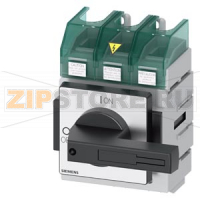 SENTRON, Molded case switch 3LD5 UL, Main switch, 3-pole, certified according to UL489 UL60947-4-1 and IEC60947-3, UL: 100A, SCCR 65kA at 480VAC, Operating power at 480VAC 3-phase: 60hp, IEC: 100A, Operating power at AC-23A at 400V: 45kW, floor mounting w