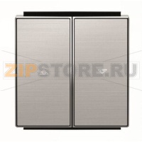 Клавиша для выключателя жалюзи, нержавеющая сталь ABB 2CLA854400A1401