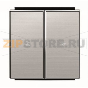Клавиша для выключателя жалюзи, нержавеющая сталь ABB 2CLA854400A1401 