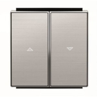 Клавиша для выключателя жалюзи, нержавеющая сталь ABB 2CLA854400A1401