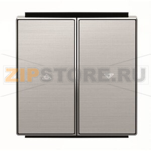 Клавиша для выключателя жалюзи, нержавеющая сталь ABB 2CLA854400A1401 