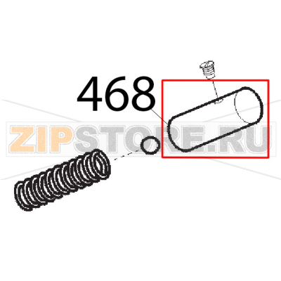 Pulsante affil. Sirman Agata 250 Pulsante affil. Sirman Agata 250Запчасть на деталировке под номером: 468