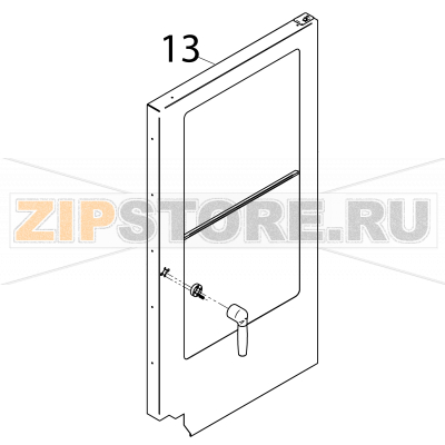 Door Fagor VG-201 Door Fagor VG-201Запчасть на деталировке под номером: 13Название запчасти Fagor на английском языке: Door VG-201.