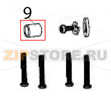Needle roller bearing Hurakan HKN-ME717 Needle roller bearing Hurakan HKN-ME717Запчасть на деталировке под номером: 9