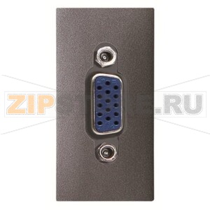 Механизм VGA, одномодульный, антрацитовый ABB 2CLA215550N1801 