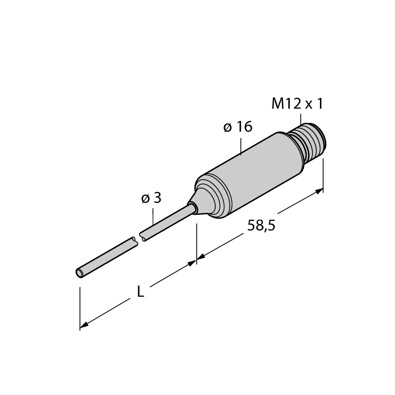 Датчик температуры Turck TTMS-203A-CF-LIUPN-H1140-L300 