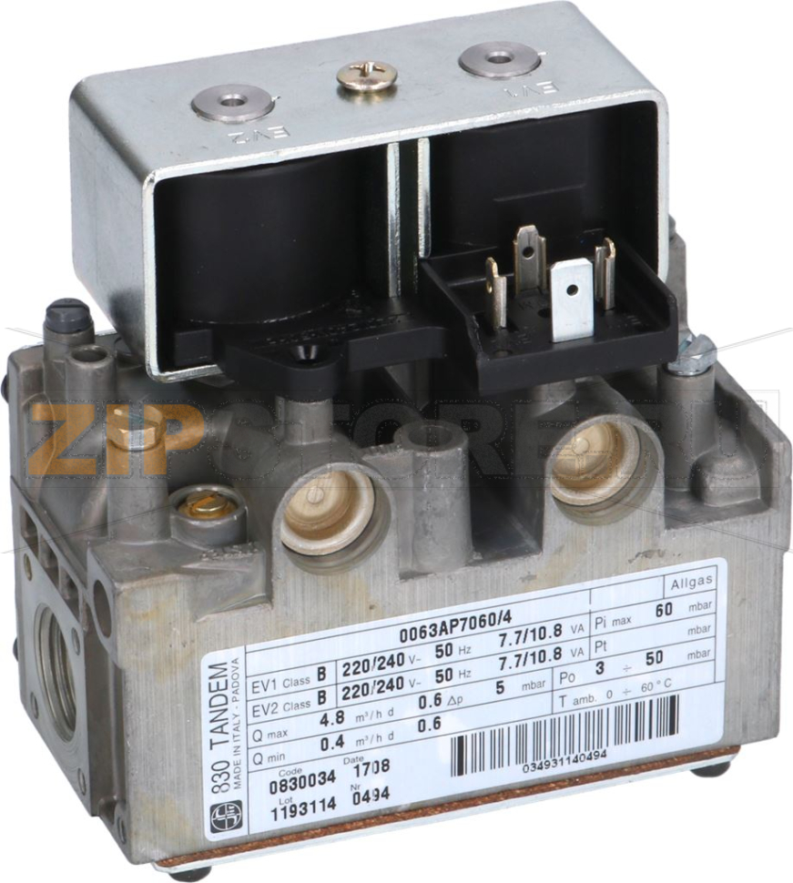 КЛАПАН 830 TANDEM Ø 1/2" FF 