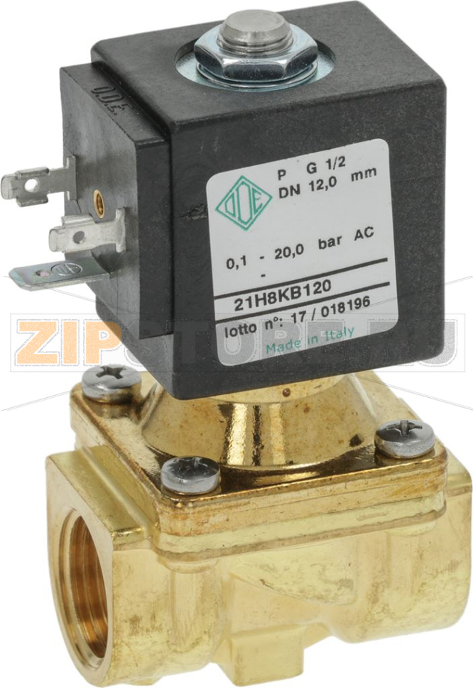 ЭЛЕКТРОМАГНИТНЫЙ КЛАПАН ODE Ø 1/2"FF 220В 8ВТ 