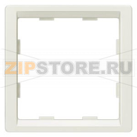 DELTA STYLE ПРОМЕЖУТОЧНАЯ РАМКА 55X55 ПЛАТИНОВЫЙ МЕТАЛЛИК Siemens 5TG1327-1