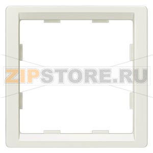 DELTA STYLE ПРОМЕЖУТОЧНАЯ РАМКА 55X55 ПЛАТИНОВЫЙ МЕТАЛЛИК Siemens 5TG1327-1 