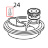 Screw special KitchenAid 5K45SSEWH