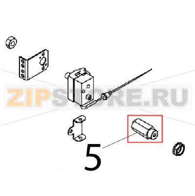 Raccordo premistoppa Angelo Po BX61E Raccordo premistoppa Angelo Po BX61EЗапчасть на деталировке под номером: 5