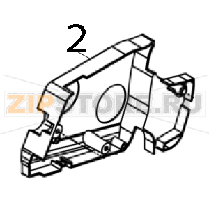 Ribbon base cover (left) assembly TSC TE200 Ribbon base cover (left) assembly TSC TE200Запчасть на деталировке под номером: 2