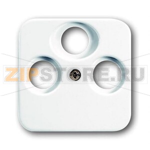 Накладка для розетки TV-R-SAT, белая ABB 2TKA000458G1 
