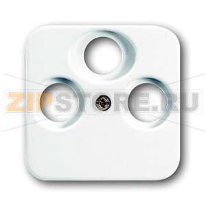Накладка для розетки TV-R-SAT, белая ABB 2TKA000458G1 