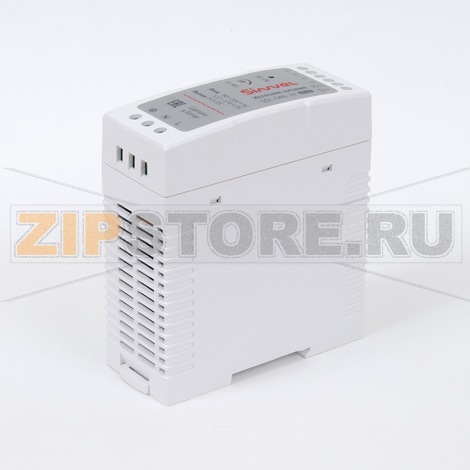 Блок питания 40 Вт, 90-264 В/AC, 127-370 В/DC, пластиковый корпус Sinvel SDL-040-24 