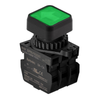 Выключатель кнопочный, Ø отверстия: 22/25 мм Autonics S2PRS-P3GU2AL