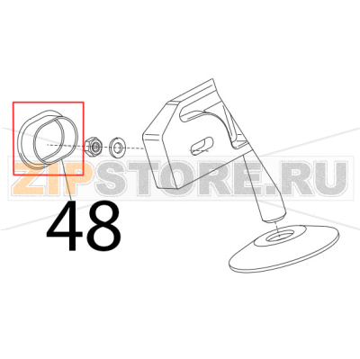Tappo sup. vela Sirman Mirra 250 C Tappo sup. vela Sirman Mirra 250 CЗапчасть на деталировке под номером: 48