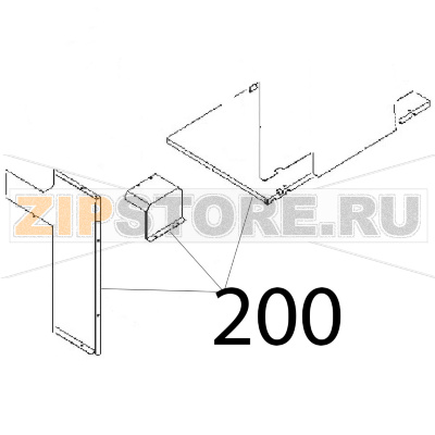 M. forno elettrico 400 V, 3F Angelo Po 2G1PE2E M. forno elettrico 400 V, 3F Angelo Po 2G1PE2EЗапчасть на деталировке под номером: 200