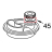 Washer, Shim (.015" Thk.) (.031" Thk.) KitchenAid K45SS