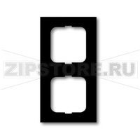 Рамка двухместная, чёрный бархат ABB 2CKA001754A4534
