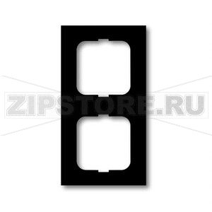 Рамка двухместная, чёрный бархат ABB 2CKA001754A4534 
